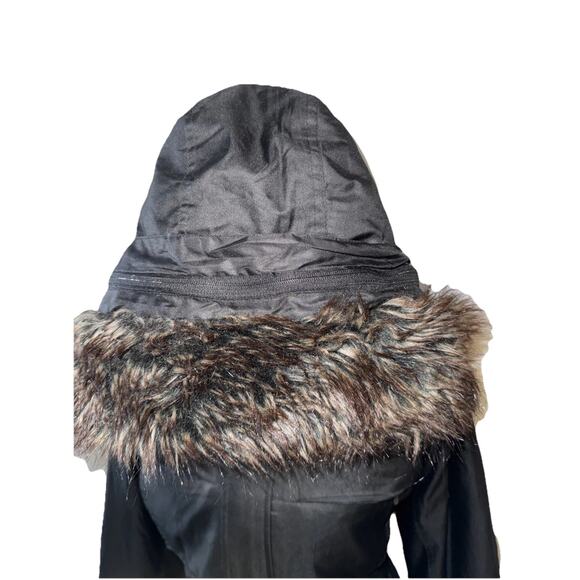 The North Face Goose Down Hyvent Silver Buckle Black Coat Size M - Picture 4 of 14